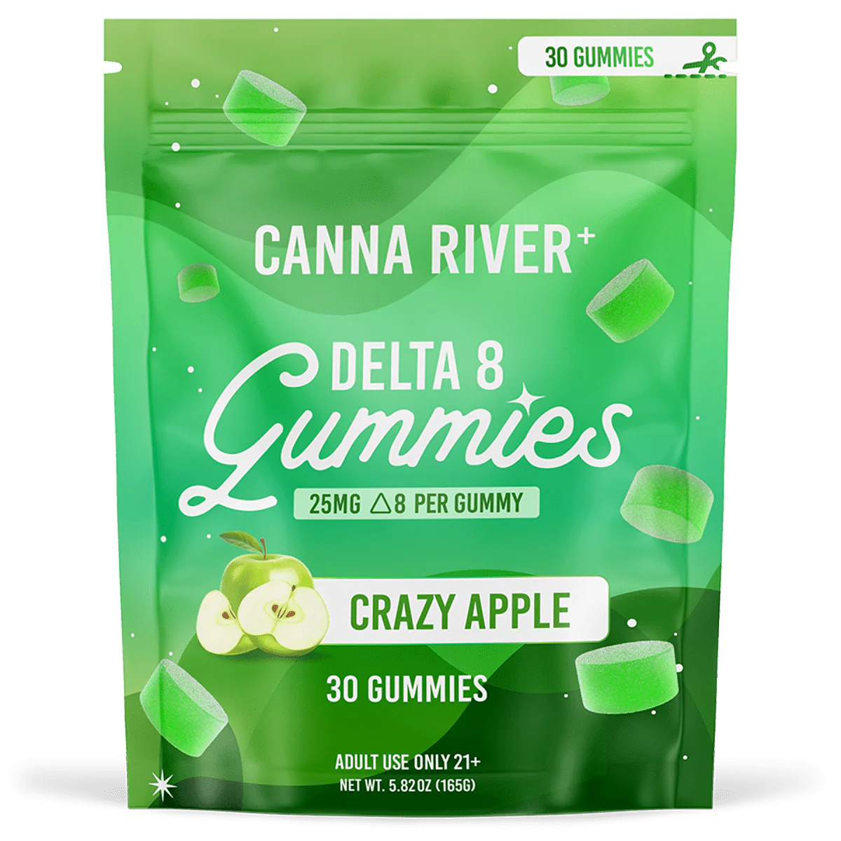 Canna River Delta 8 Gummies Crazy Apple