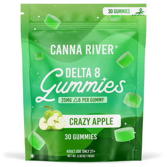 Canna River Delta 8 Gummies Crazy Apple