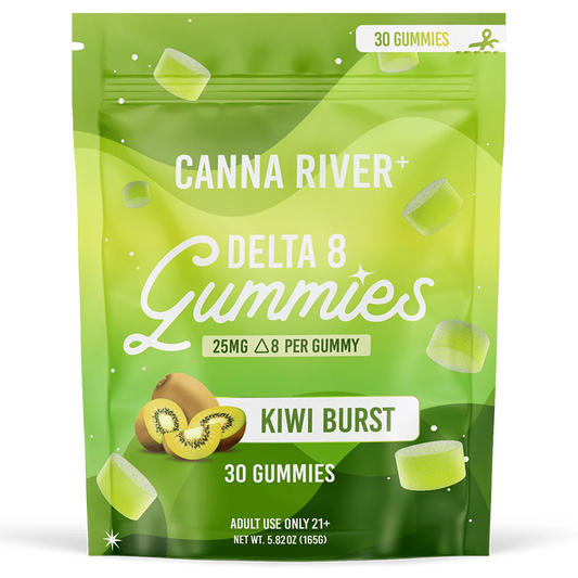 Canna River Delta 8 Gummies Kiwi Burst