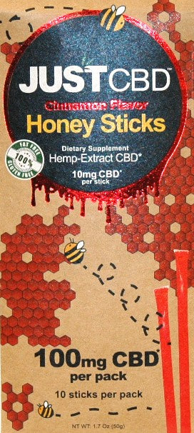 JUST CBD Cinnamon Honey Sticks