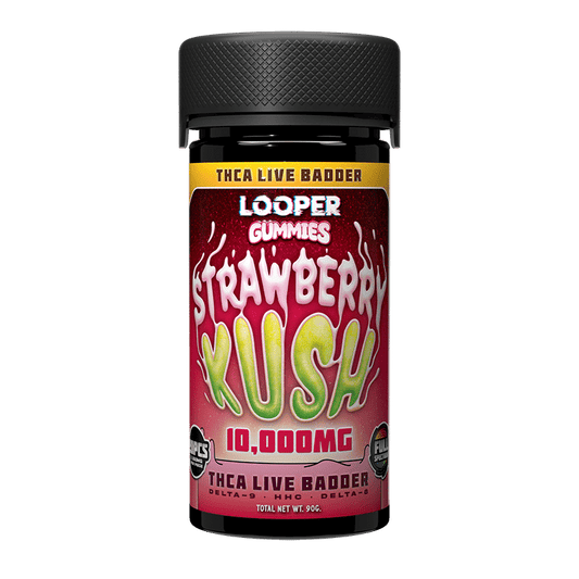 Looper Sour THCA Strawberry Kush Gummies