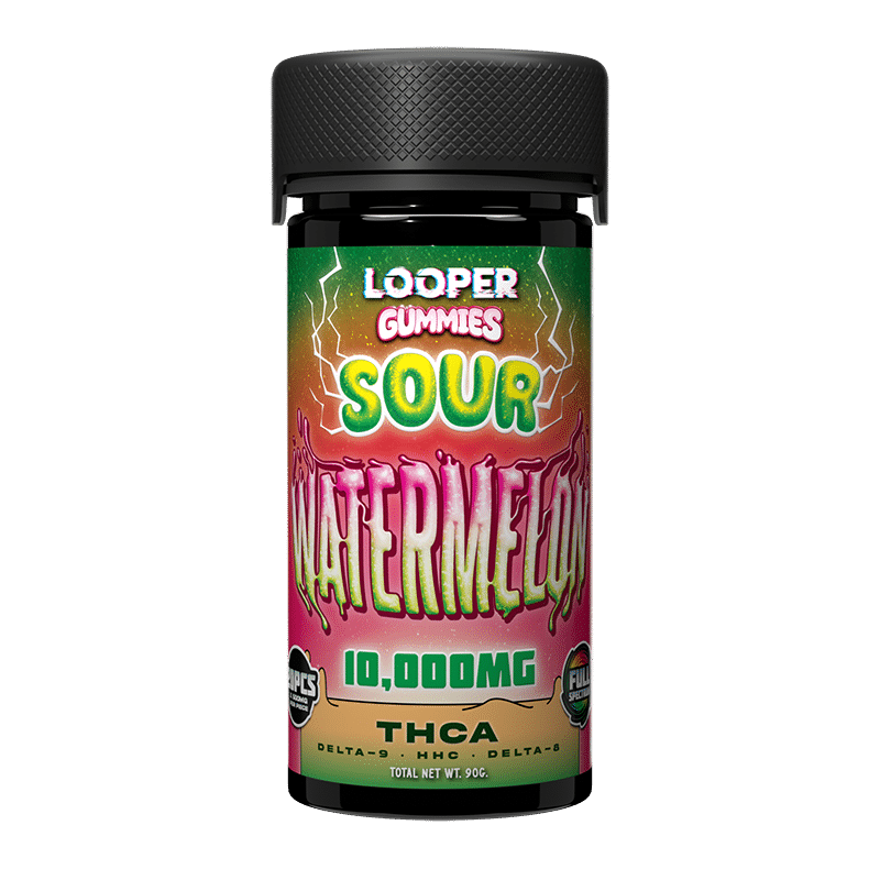 Looper THCA Sour Watermelon Gummies