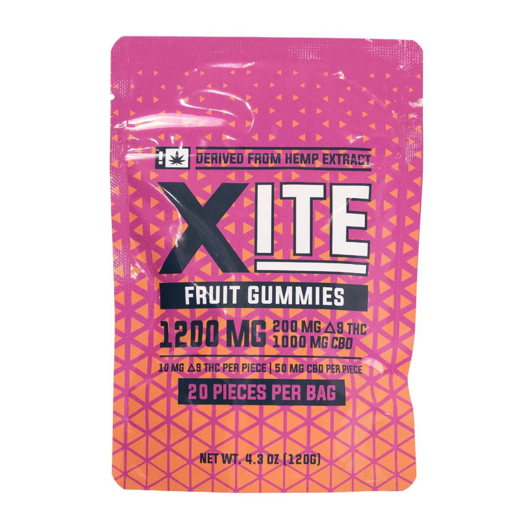 Xite 1200 MG Fruit Gummies